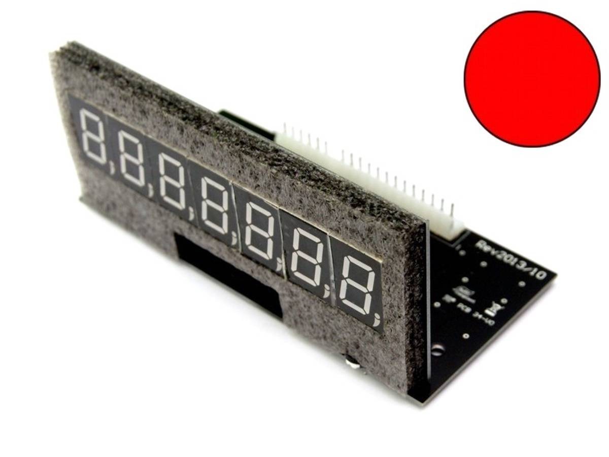 Pinballcenter 7-Digit Pinball LED Display for Bally / Stern, red