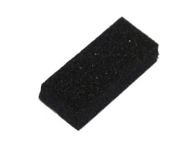 Target Buffer black - Foam, self-adhesive (10 Pack)
