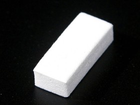 Target Puffer weiß - Schaumstoff, selbstklebend (10 Stück)