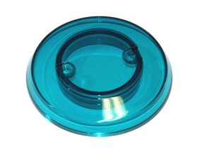 Pop Bumper cap - teal transparent