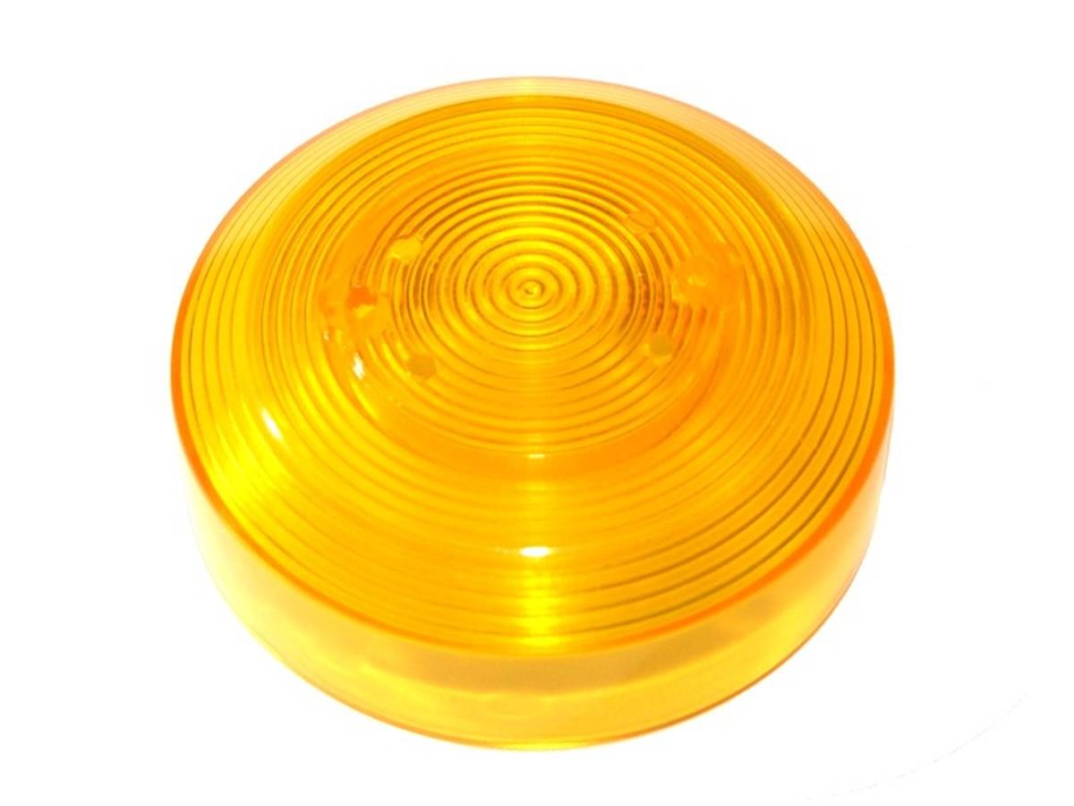 Pop Bumper cap Data East, wide - yellow transparent