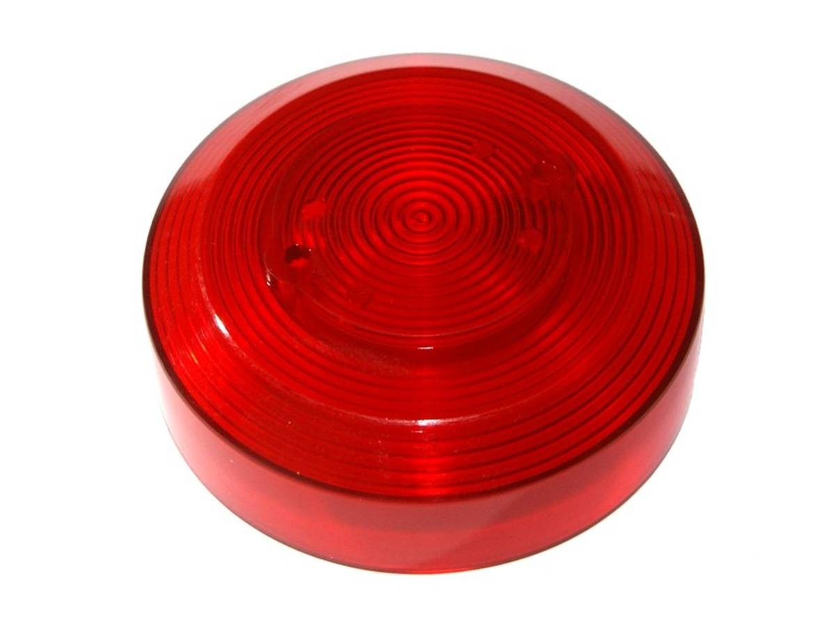 Pop Bumper cap Data East, wide - red transparent