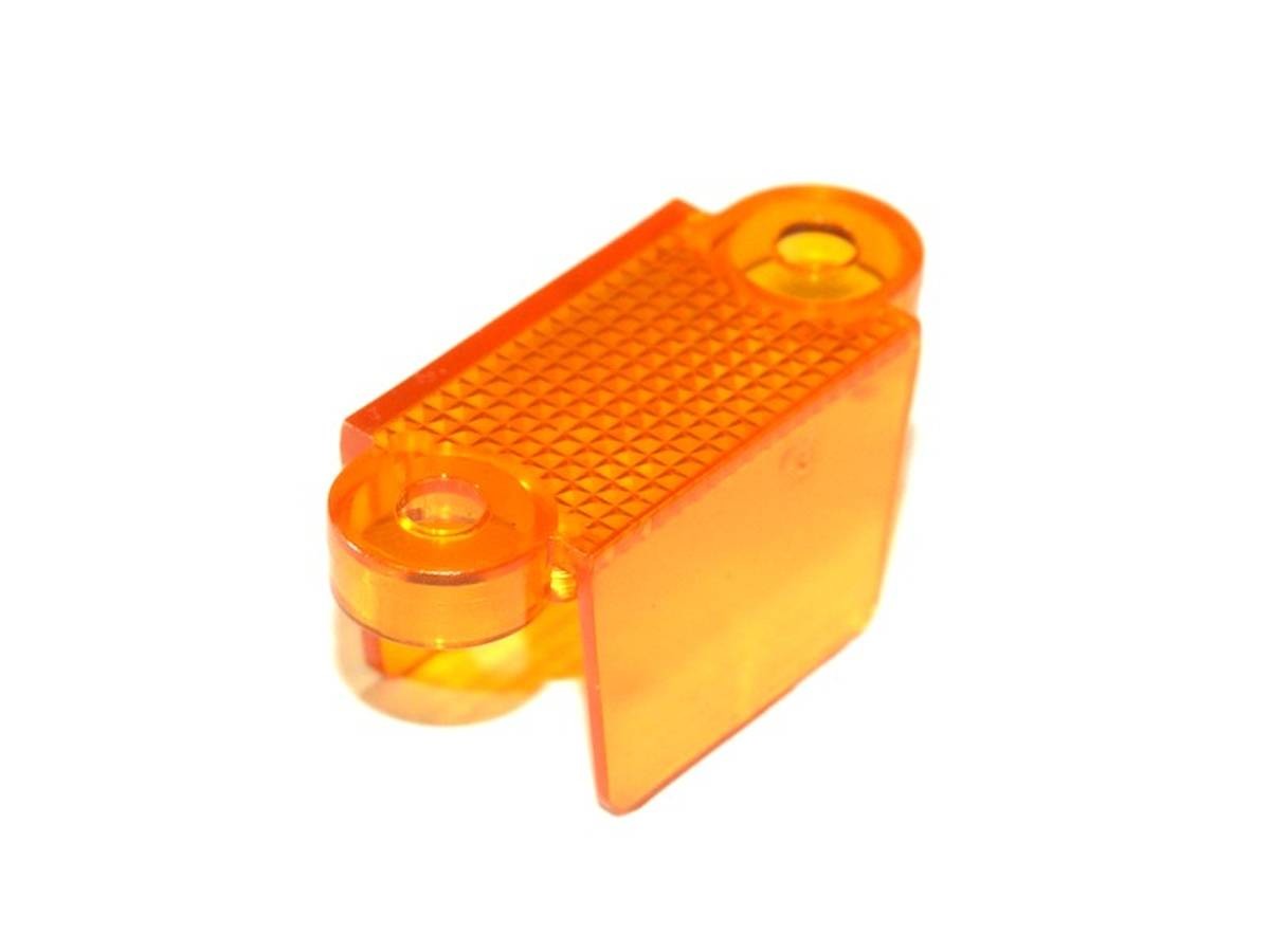 Durchlauf 1-3/4", orange transparent doppelseitig (03-8318-12)