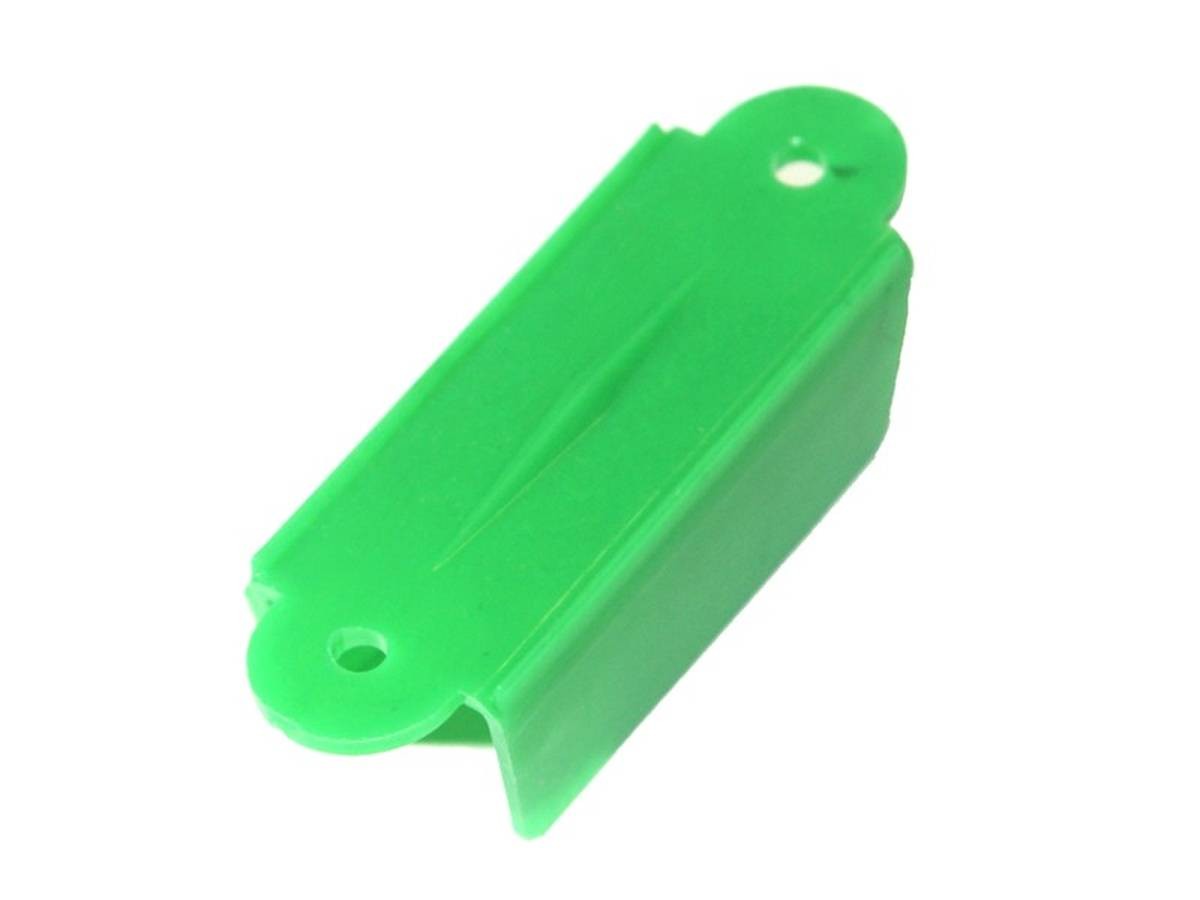 Lane Guide 2-1/8", green opaque double sided