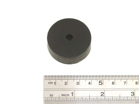 Prallgummi, schwarz 1-1/2"