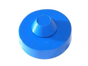 Bumper pad blue round