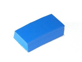 Bumper pad blue 1" x 1/2" x 1/4"