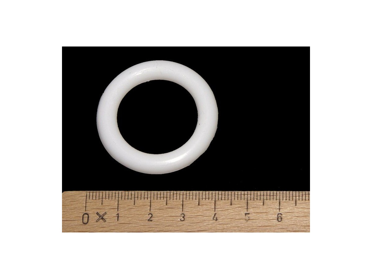 Gummi Ring 1" (25,4mm) - premium weiß