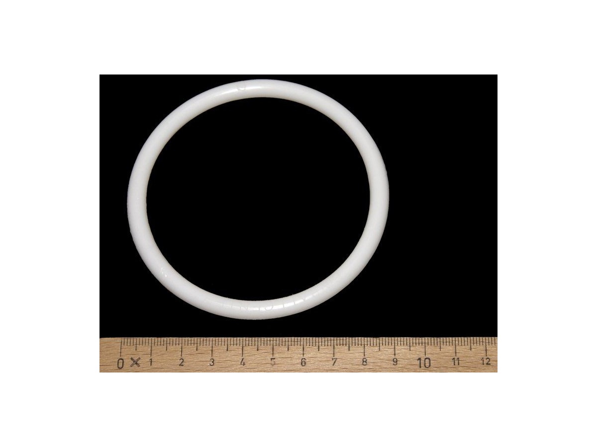 Gummi Ring 3" (80mm) - premium weiß