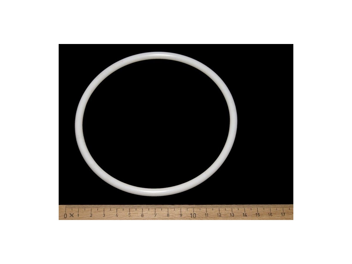 Gummi Ring 5" (127mm) - premium weiß