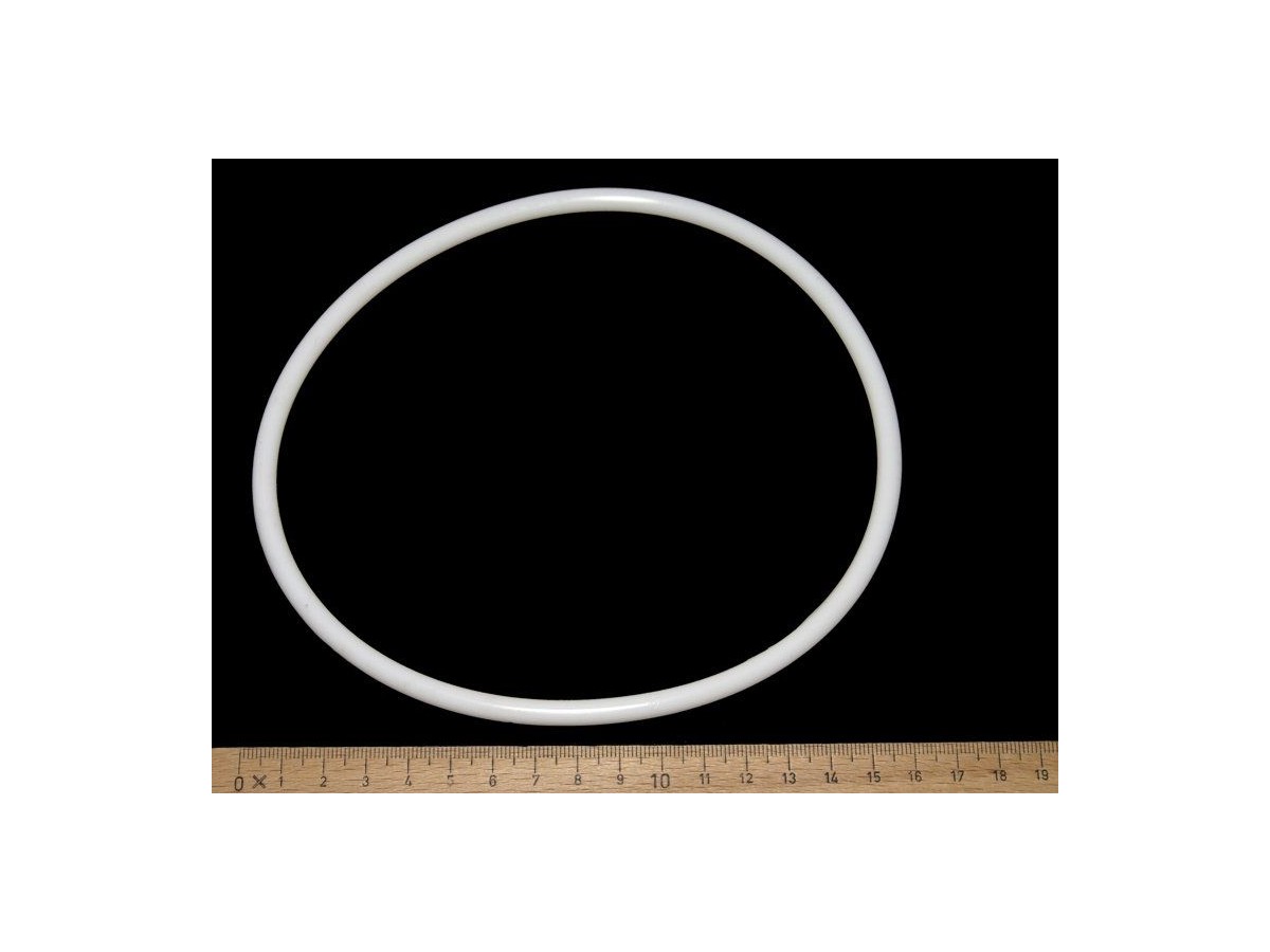 Gummi Ring 6" (152mm) - premium weiß