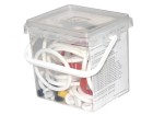 120 premium Pinball Rubber Set, white