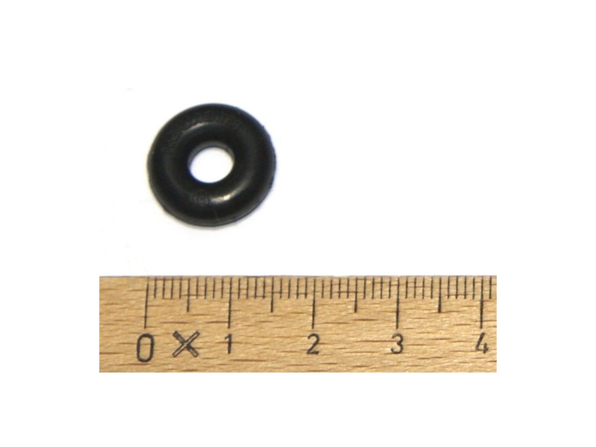 Gummi Ring 7/32" - premium schwarz