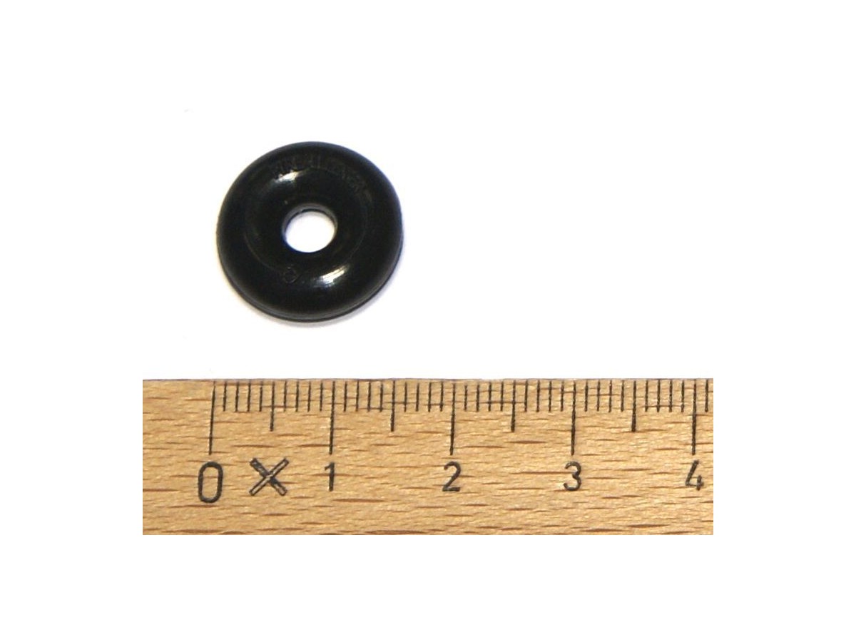 Gummi Ring 3/16" - premium schwarz