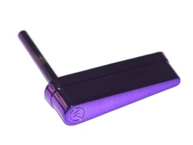 Flipper with Williams Logo, purple metallic