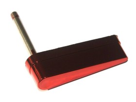 Flipper without Logo, red metallic