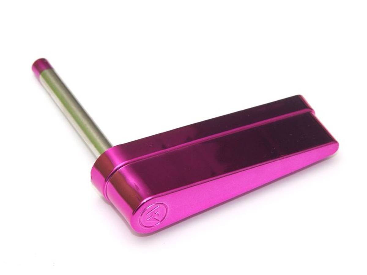 Flipperfinger mit Williams Logo, pink metallic