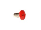 Machine Screw 6-32 x 1/4", red