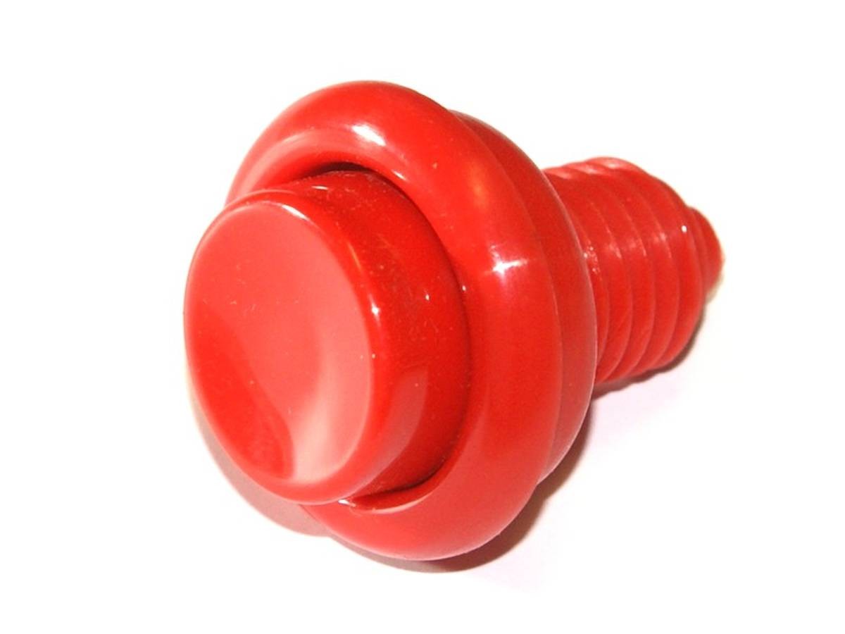 Pinball Pushbutton red 1"