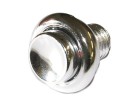 Flipperbutton chrome 1"