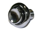 Pinball Pushbutton titanium 1"