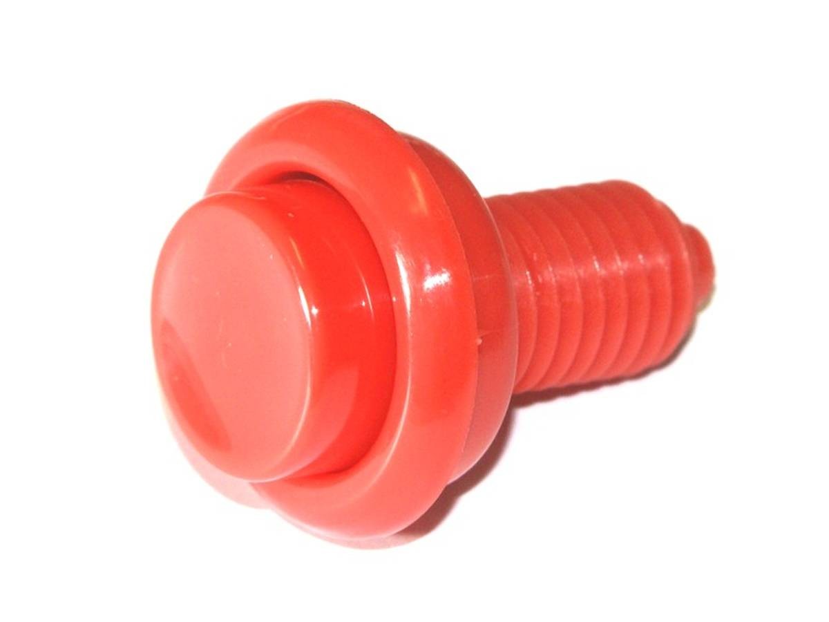 Pinball Pushbutton red 1-3/8"