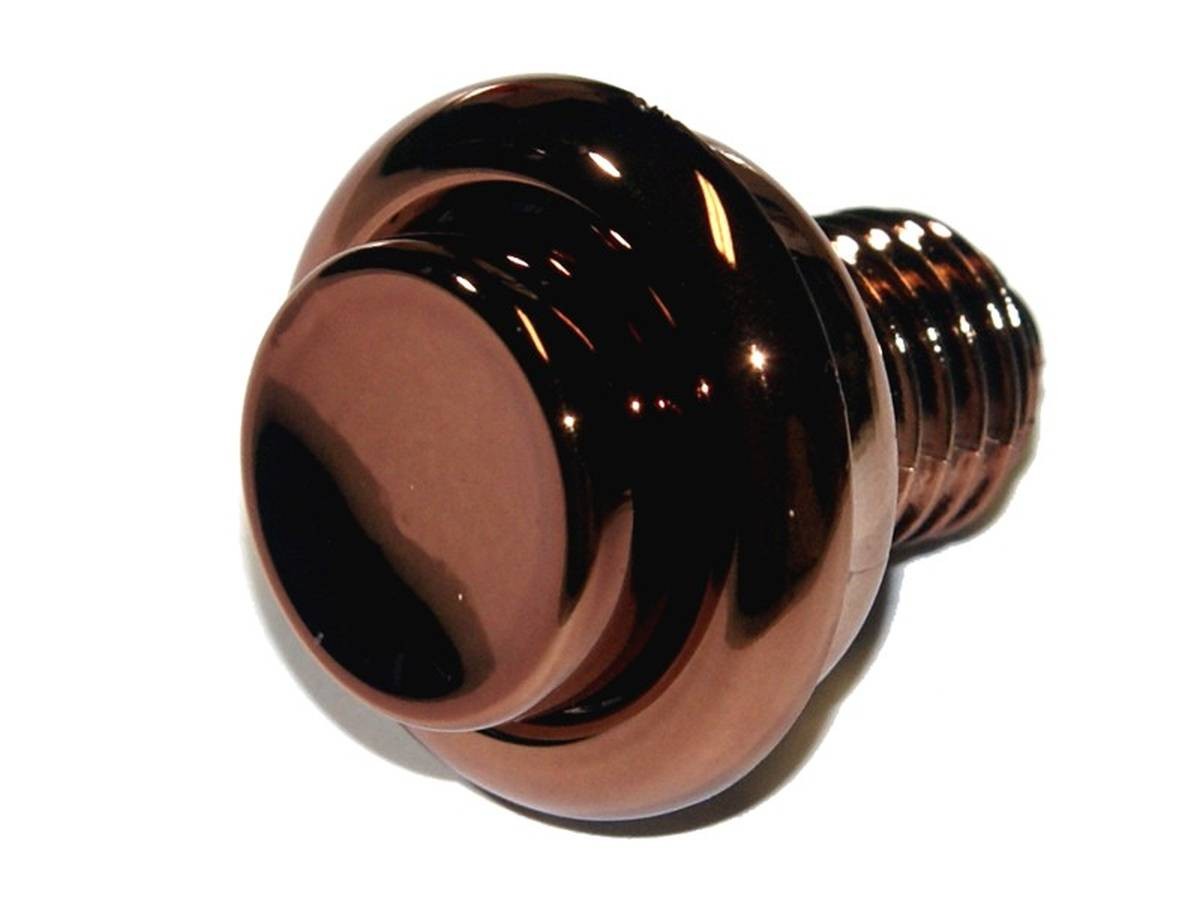 Pinball Pushbutton bronze  1"