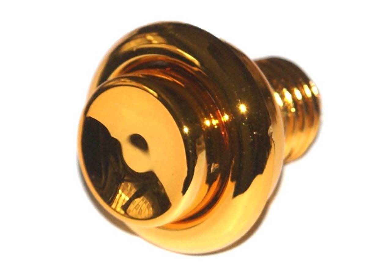 Pinball Pushbutton orange metallic 1"