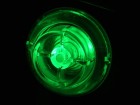 Set illuminated Pinball Pushbuttons, green