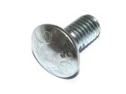 Backbox Hinge Bolt 3/8-16 x 3/4", nickel-plated