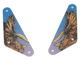 Slingshot Plastics for Jurassic Park, blue